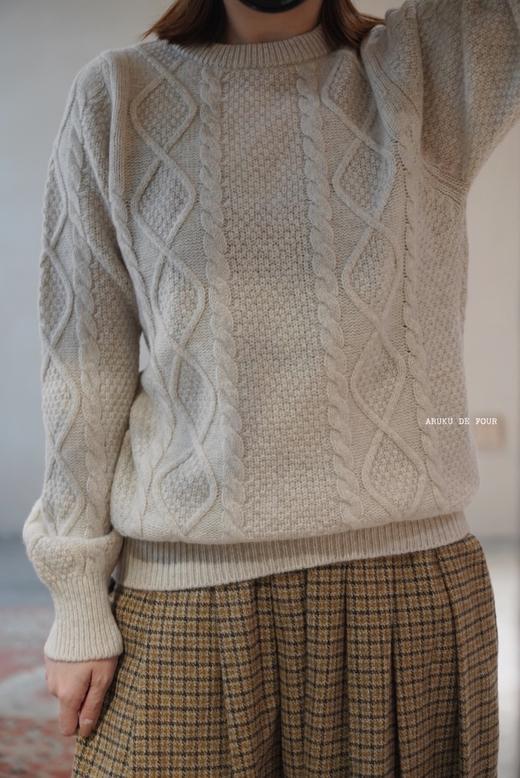 （4折）WILLIAM LOCKIE深蓝米白毛衣 商品图9