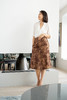 CG｜Painting Leather A-line Skirt [金纹真皮A字裙] 商品缩略图1