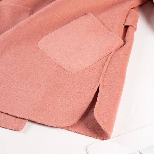 裁缝学苑AG210 中长款双面呢羊绒大衣2021新款服装打版纸样裁剪图 商品图2