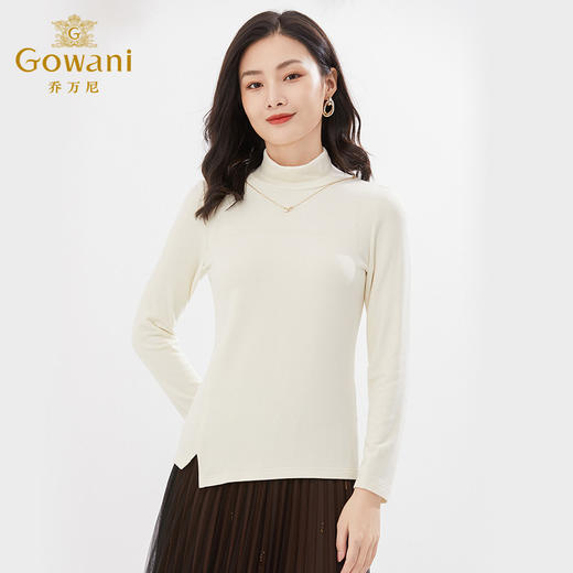 乔万尼高领打底衫亲肤软糯保暖修身针织衫EI4C525 商品图1