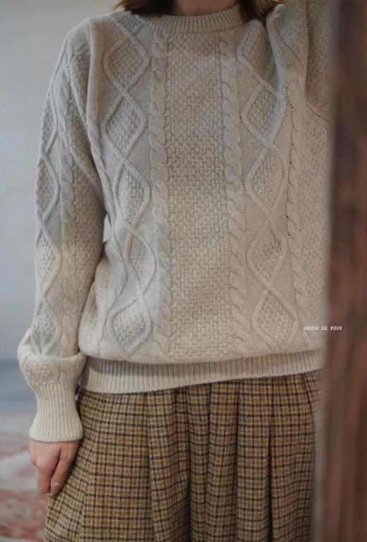 （4折）WILLIAM LOCKIE深蓝米白毛衣 商品图6