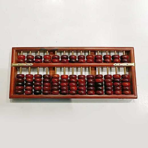 大红酸枝算盘28*12*2cm 商品图0