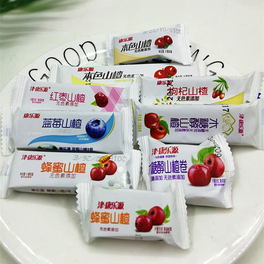 【爆款超低价预售 急单慎拍】无色素康乐源山楂本色蓝莓红枣枸杞蜂蜜山楂山楂条糕卷 商品图0