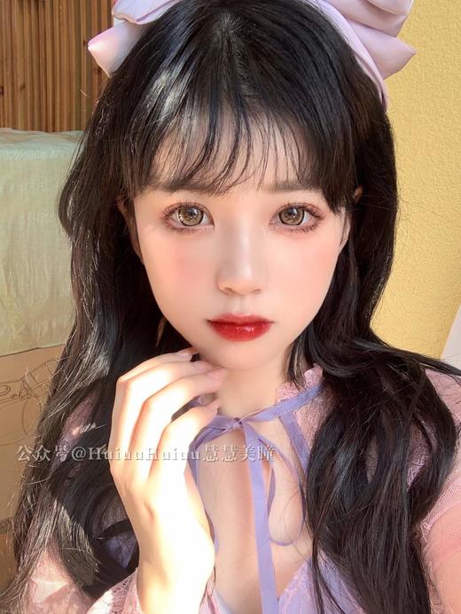 【大直径】奶油棕色14.5mm 平铺17.0mm 【年抛 0-800度 含有525/575 】 商品图4