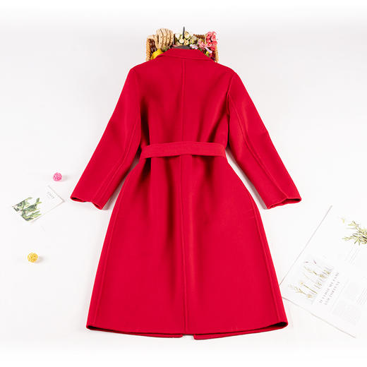 裁缝学苑AG207 女双面羊绒中长款2021新款大衣服装打版纸样裁剪图 商品图3