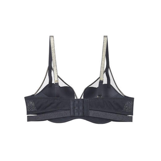 芬狄诗网纱厚杯小胸上托聚拢无钢圈文胸FB00276 商品图3