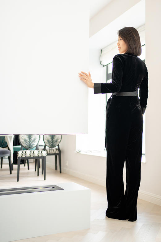 CG｜Velvet Christina Jumpsuit  [深V丝绒连体裤] 商品图4