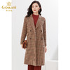 【100%绵羊毛】乔万尼秋冬新品绵羊毛大衣人字纹气质高级复古感EI4A588 商品缩略图2