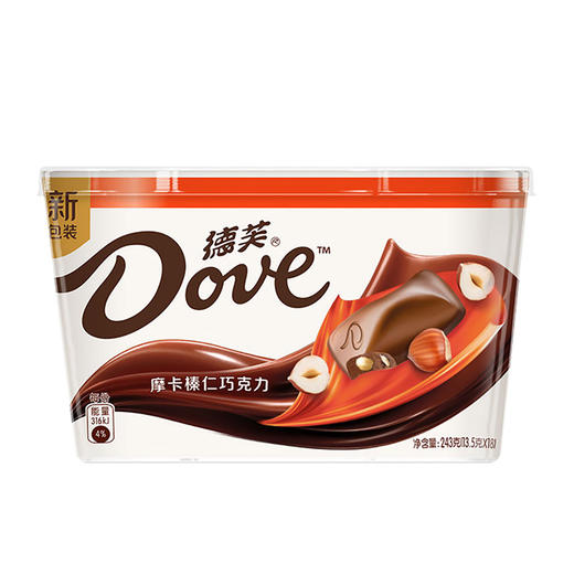 德芙摩卡榛仁巧克力243g 商品图0