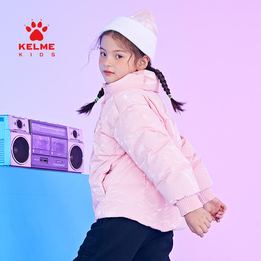 童装 儿童运动羽绒服轻薄款女童秋冬中大童短款厚外套5143YR4043 商品图3