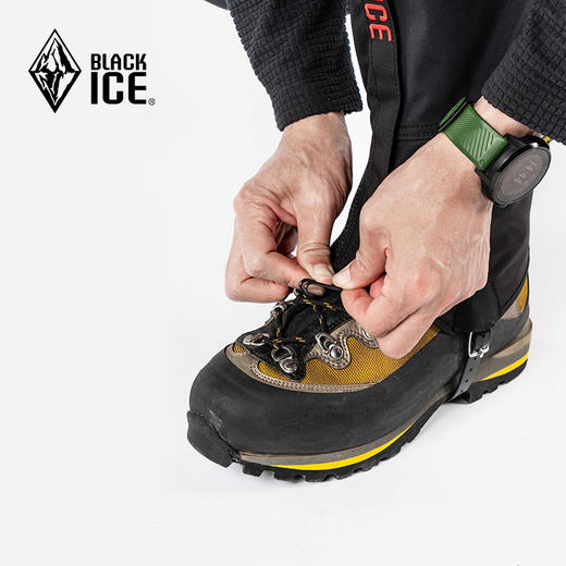 黑冰徒步登山防水雪套沙漠防沙鞋套户外耐磨防泥防污鞋套雪地脚套 商品图5