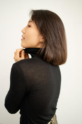 CG｜Lightweight Cashmere Turtle Neck Top[羊绒薄款高领针织衫]