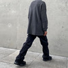 THE AIER 21AW 新品设计感褶皱秋冬长裤休闲嘻哈街头宽松工装裤 商品缩略图2