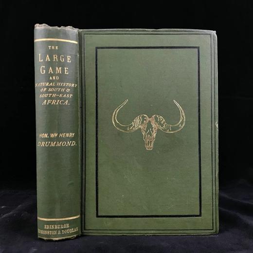 1875年 南非与东南非自然史 34幅插图 漆布精装大32开 商品图0