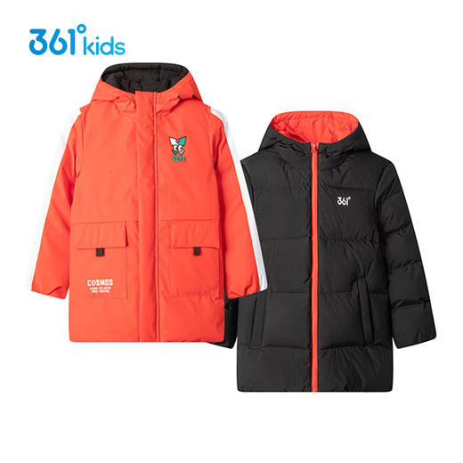 小361男童两面穿羽绒服2021冬季新款保暖小童儿童外套k52144903 商品图1