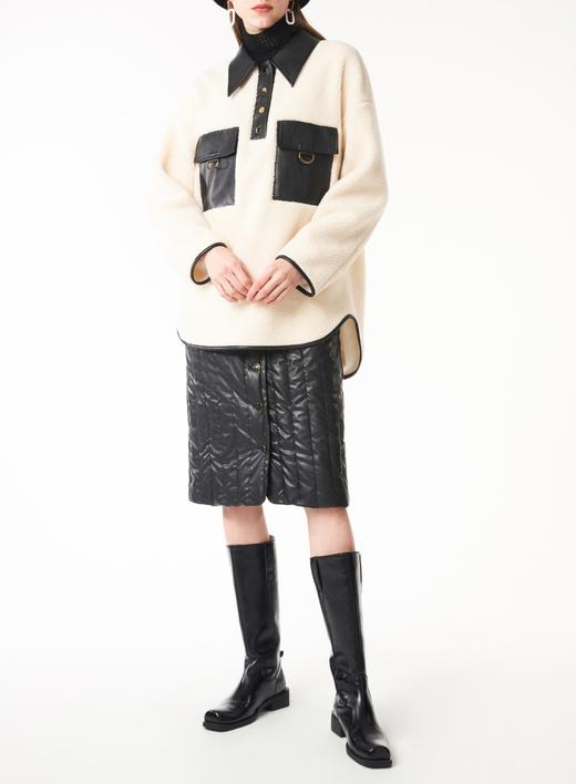 修身绗棉半裙 商品图2