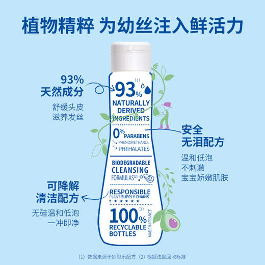【Mustela妙思乐】洗发露 200ml 商品图3