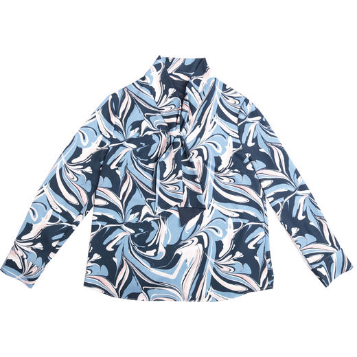 戴布拉芬蓝花衬衫L24D125 商品图1