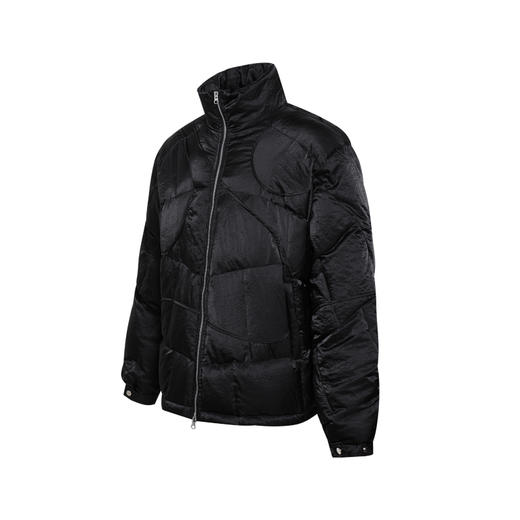 WHISTLEHUNTER(WSTHT)多缝线设计感立领宽松外套白鸭绒保暖羽绒服 商品图4