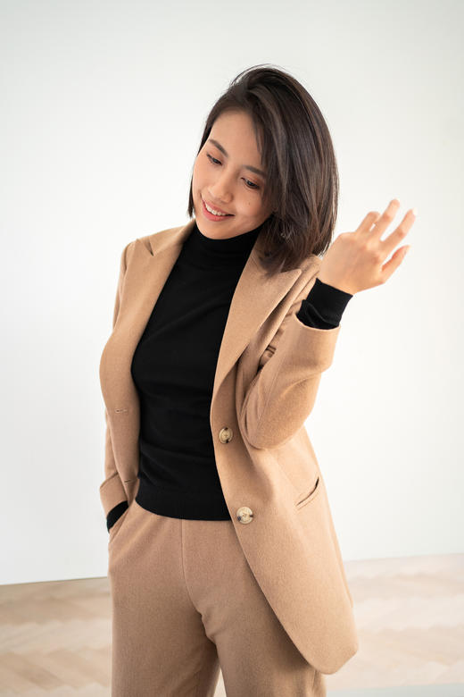 CG｜Camel hair Fitted Suit jacket [驼绒双扣西装] 商品图5