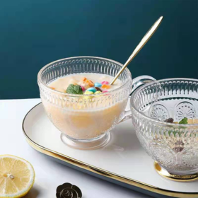 太阳花玻璃杯（请勿直接加开水）（不包邮）