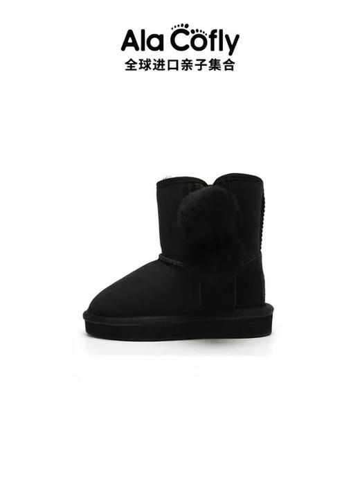 天空之城-Ala cofly-雪地靴（黑色童鞋） 商品图0