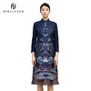 戴布拉芬蓝花连衣裙L24D561 商品缩略图0