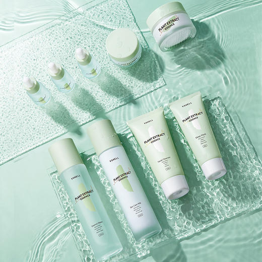 新品推荐【植贝植萃润颜保湿套盒】海茴香九件套补水保湿护肤品套装化妆品水乳套装学生女 滋润水乳面霜眼霜秋冬护肤「情人节礼物」 商品图4