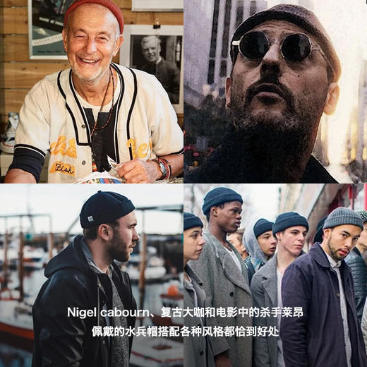 工装优选复古灯芯绒雅痞瓜皮帽地主帽无沿无檐水手帽冷帽子男春季 商品图1