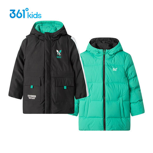 小361男童两面穿羽绒服2021冬季新款保暖小童儿童外套k52144903 商品图0