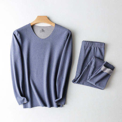 【37度恒温锁热】缎彩德绒系列 AB面磨毛 保暖内衣 5秒速热 排湿透气 高弹又保暖 无痕修身 不臃肿！ 商品图8