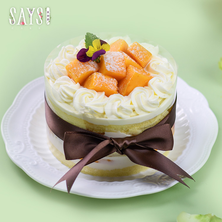【历史商品】厚乳芒果裸戚风 Mango Thicky Milky  Chiffon Cake