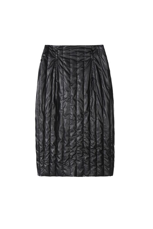 修身绗棉半裙 商品图1