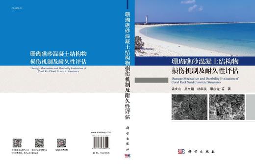 珊瑚礁砂混凝土结构物损伤机制及耐久性评估/孟庆山等 商品图3