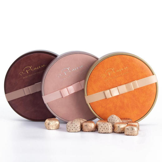 意大利卡卡尼巧克力115g 什锦牛奶/黑巧克力/73%黑巧  精致罐装皮革送礼 045190/045191/045358 商品图0