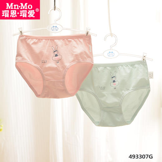 瑁恩瑁爱儿童弹力精棉内裤盒装女童三角裤短裤面包裤头立体裤纯棉 商品图2