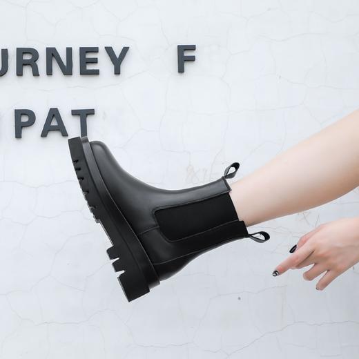 lfgj jeans BK309超轻厚底里外全皮烟管靴 商品图4