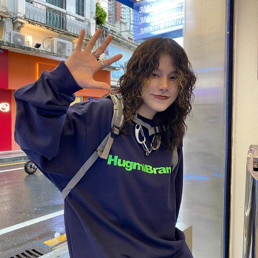 HUGMI logo印花长TEE 商品图3