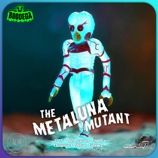 现货 Super7 Metaluna Mutant Blue Glow 挂卡 商品图0
