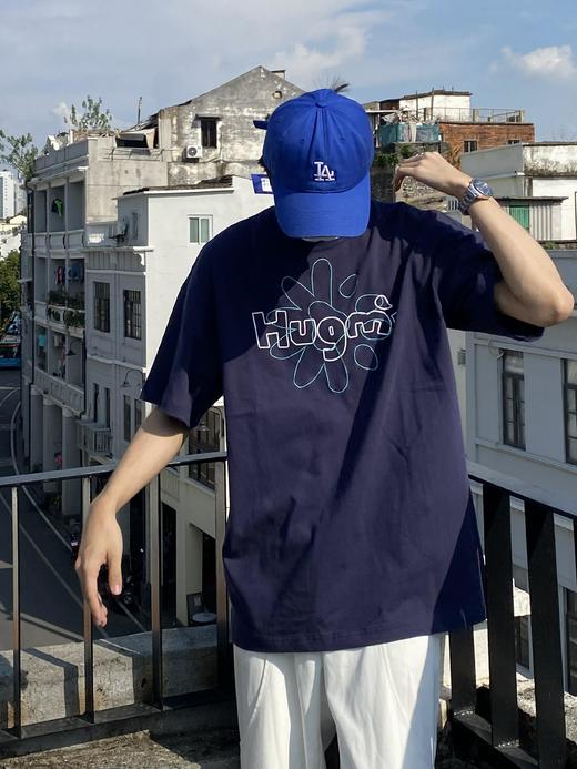 HUGMI 可爱狗爪花花印花大logoT恤 商品图2