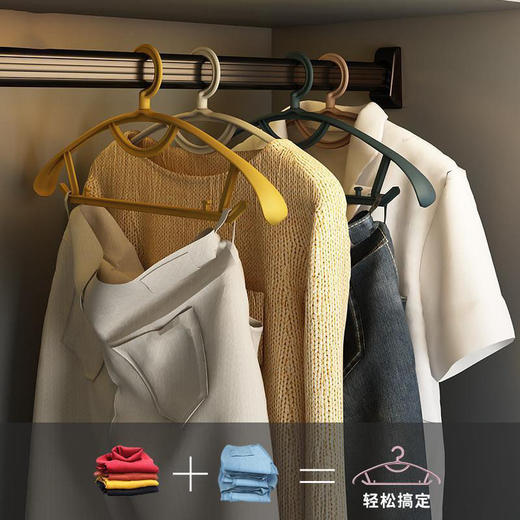 【20只装】多功能无痕衣架 商品图1