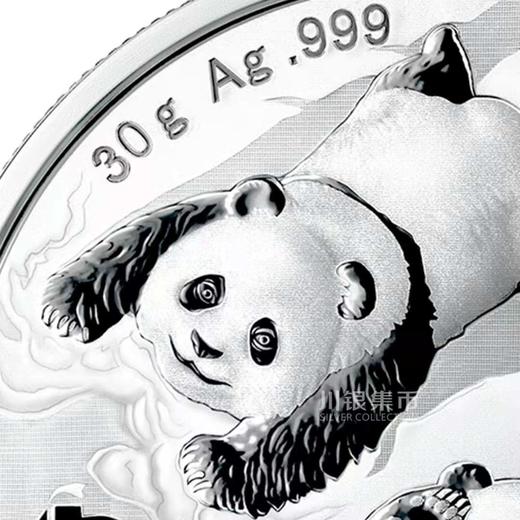 2022熊猫30克银币 首现40周年标识 商品图3