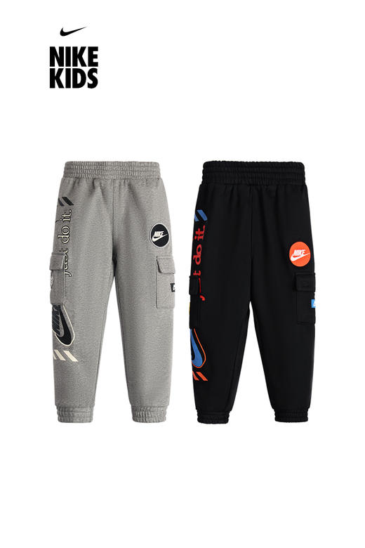 耐克-童衣类（冬）E1小童针织裤正黑色 商品图4