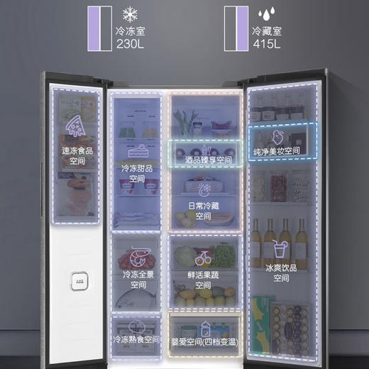 卡萨帝（Casarte）冰箱BCD-645WVPAU1 商品图3