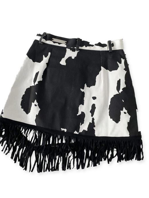 MATEMATE原创超奶奶牛流苏半身裙 商品图4