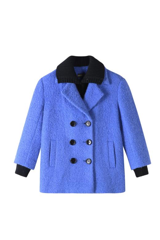 针织假两件大宽肩西装 商品图1