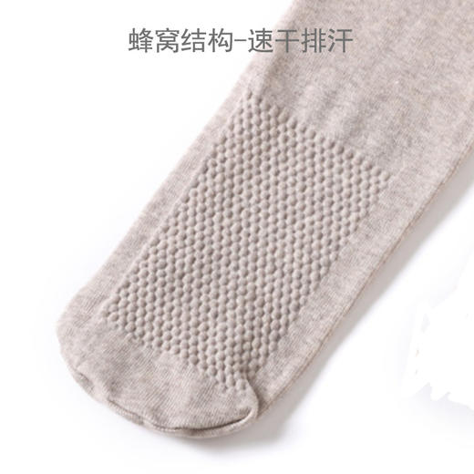 BB新款精梳棉竖条纹 按摩显瘦微压 打底裤连脚踩脚光腿袜 商品图2