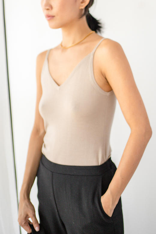 CG｜Cashmere Tank top [羊绒针织吊带衫] 商品图0