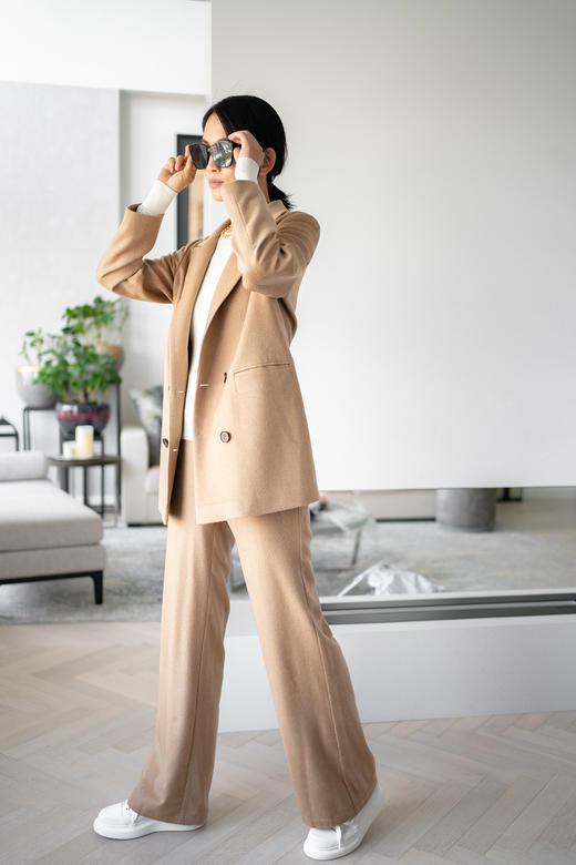 CG｜Camel hair Tall pants  [小驼绒修身长裤] 商品图3