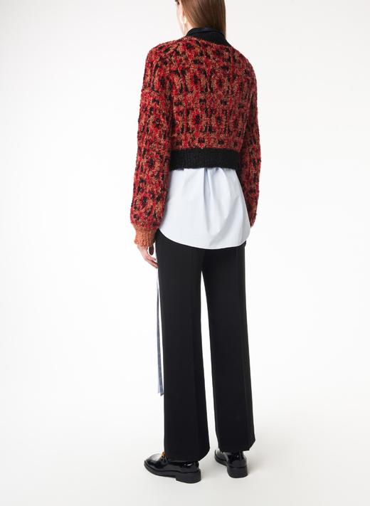 环保绿茸长毛套头毛衫 商品图3